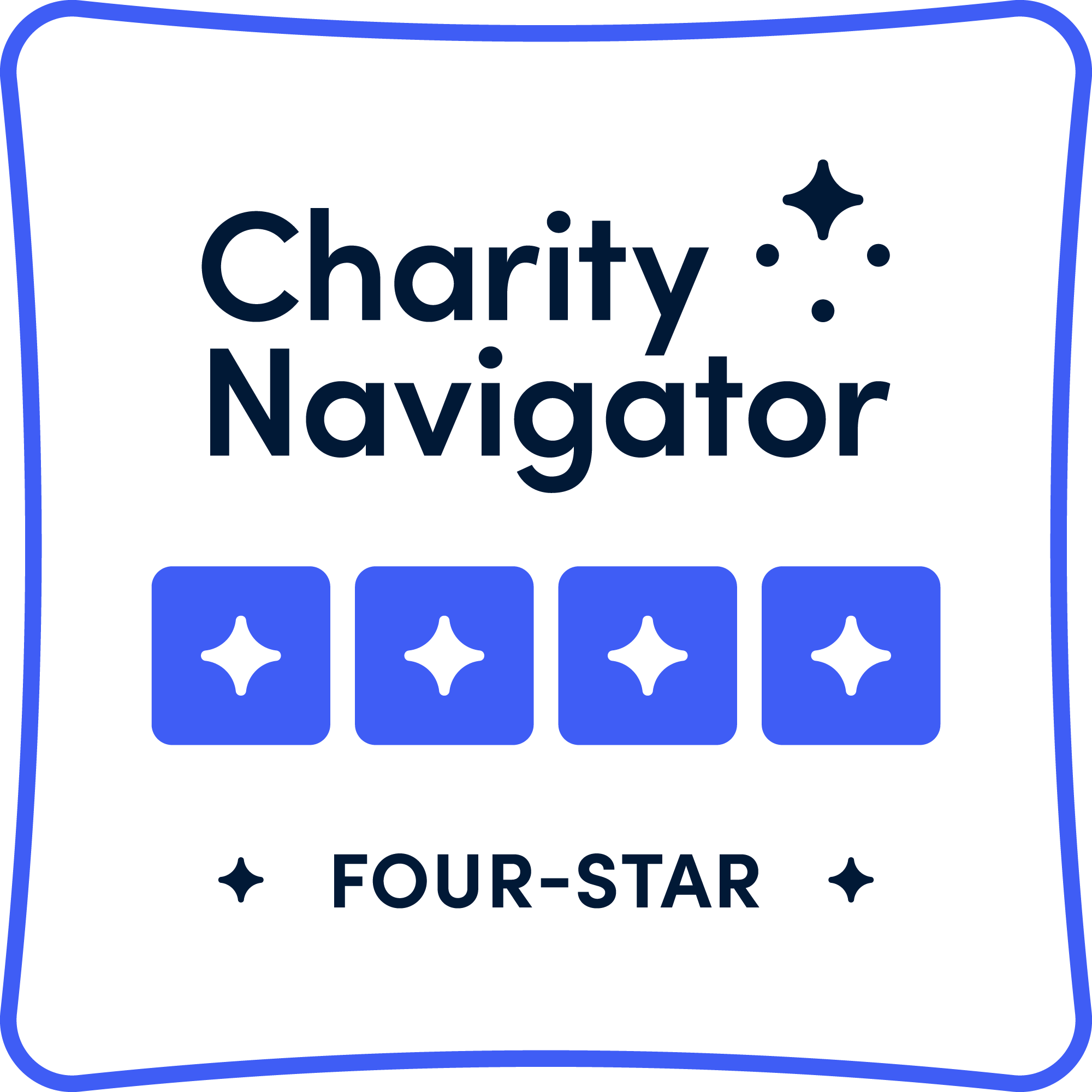 Four-Star Rating Badge - Full Color